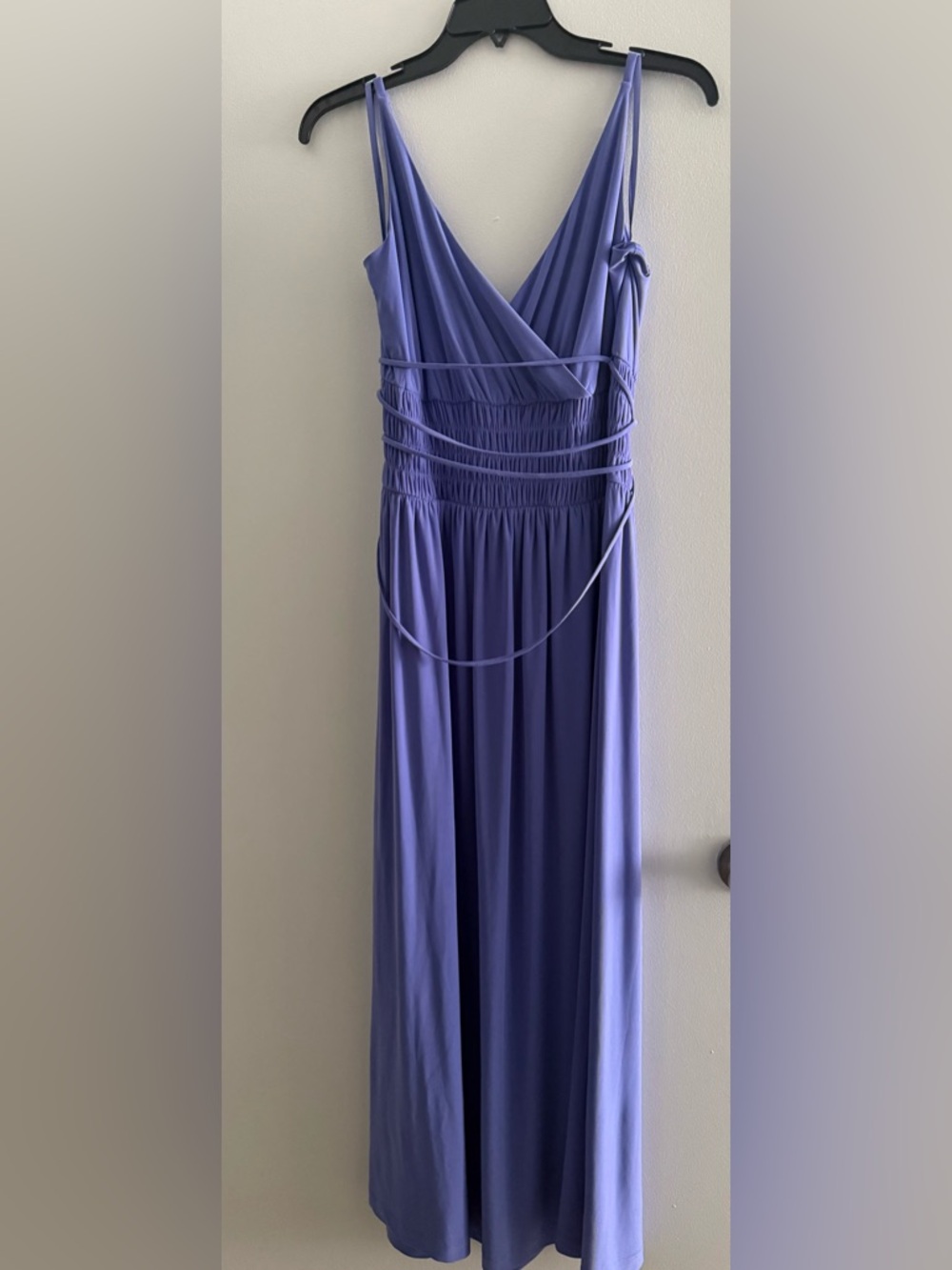 White House Black Market Purple Maxi Dress